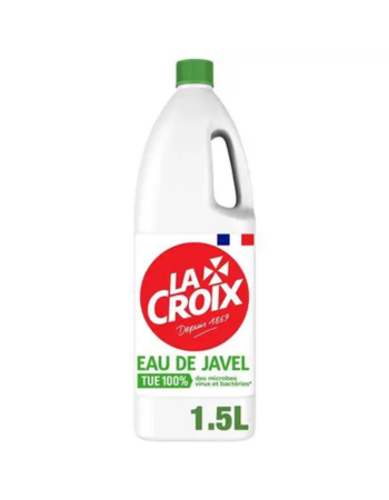 LA CROIX – EAU DE JAVEL NETTOYANT DÉGRAISSANT – 1,5 L