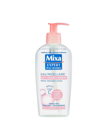 MIXA – EAU MICELLAIRE ANTI-DESSÈCHEMENT – PEAUX SENSIBLES – 200 ML