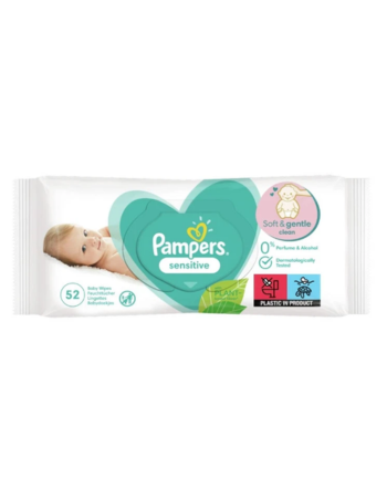 PAMPERS – LINGETTES SENSITIVE – X52