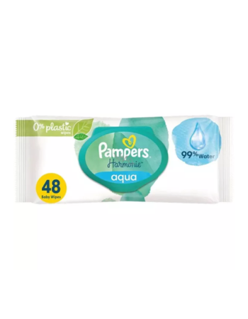 PAMPERS – LINGETTES AQUA HARMONIE – X48