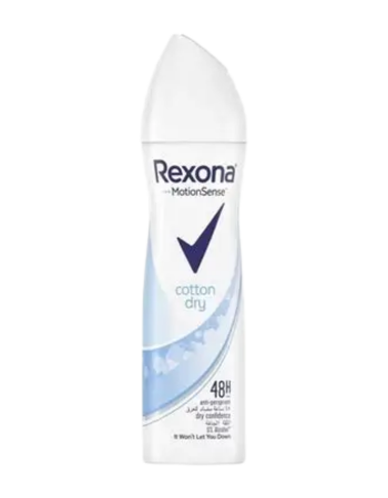 REXONA – COTTON DRY – DÉODORANT SPRAY FEMME – 200 ML