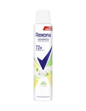 REXONA DÉODORANT FEMME SPRAY ANTI-TRANSPIRANT 72H LILY FRESH – 200 ML