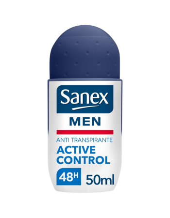 ROLL-ON SANEX MEN ACTIVE CONTROL 48H 50ML 0% ALCOOL