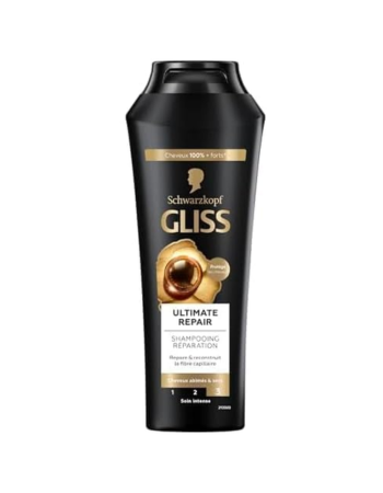 GLISS – Shampooing Ultimate Repair – Cheveux Extrêmement Abîmés & Secs – 250 ml