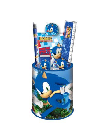 Sonic – Set de papeterie 7 pièces sous licence officielle