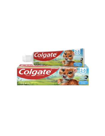 COLGATE DENTIFRICE ANTI-CARIES ENFANT 2–5 ANS GOÛT FRUITS – 50 ML