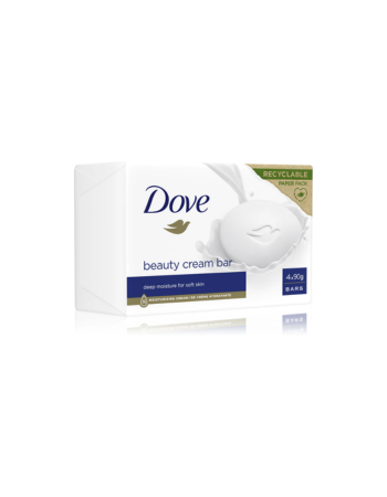 DOVE BEAUTY CREAM BAR – PAQUET DE 4 × 90 G
