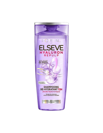ELSEVE SHAMPOING HYALURON REPULP – RÉ-HYDRATANT 72H – CHEVEUX DÉSHYDRATÉS – 250 ML