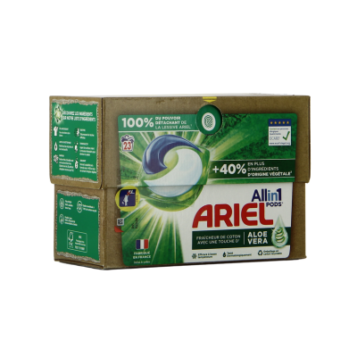 ARIEL Pods Fraîcheur Coton + Aloe Vera – 23 Doses