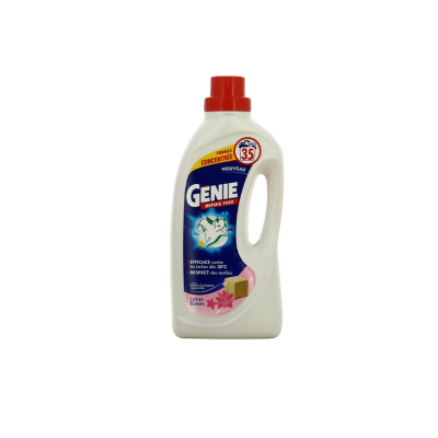 GÉNIE Lessive Liquide Lotus & Roses – 1,4 L – 35 Doses