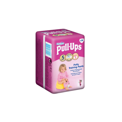 HUGGIES Pull-Ups Fille – Taille Large (14-18 kg)