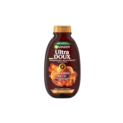 Garnier Ultra Doux Shampoing Revitalisant Cheveux Abîmés Gingembre De Vie 250ml