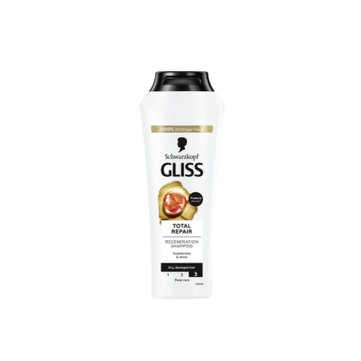 Shampooing Gliss Total Repair Cheveux Secs Et Abîmés 250ml