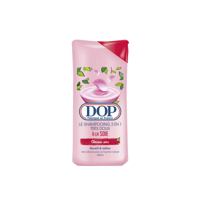 DOP Shampoing Douceur à la Soie – Tous types de cheveux – 400 ml
