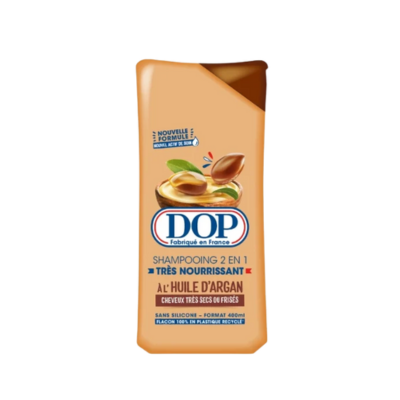 DOP Shampoing Cheveux Très Secs Ou Frisés A L'huile D'argan 400ml