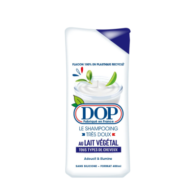 DOP Shampoing Très Doux Lait Végétal Tous Types De Cheveux 400ml
