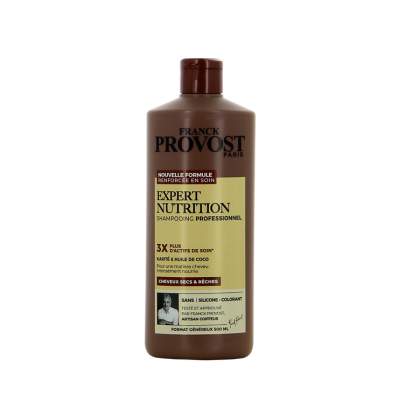 FRANCK PROVOST Shampooing Expert Nutrition – Karité & Huile de Coco – 500 ml