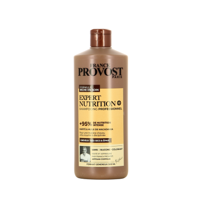FRANCK PROVOST Shampooing Expert Nutrition – Karité & Huile de Macadamia – 500 ml