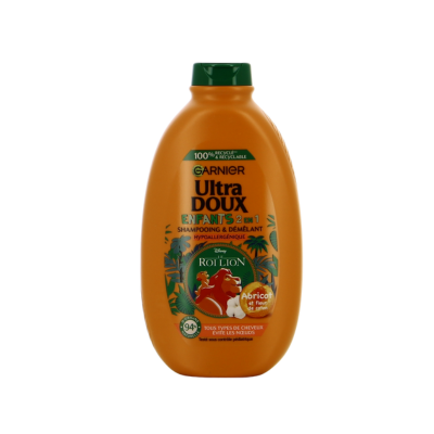 ULTRA DOUX Shampooing Enfants 2 en 1 Abricot – 600 ml