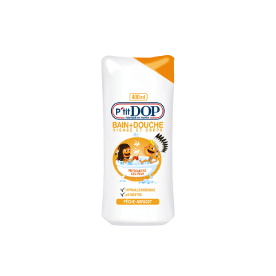 PTIT'DOP Gel Douche Bain & Douche Pêche & Abricot 400ML