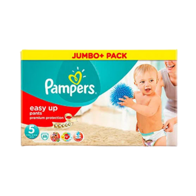 PAMPERS Easy Up – Taille 5 (11-18 kg) – Pack de 69 Couches-Culottes