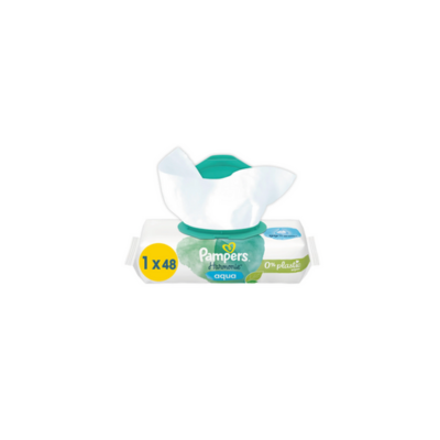 PAMPERS Lingettes Bébé Harmonie Aqua par 48 LING.