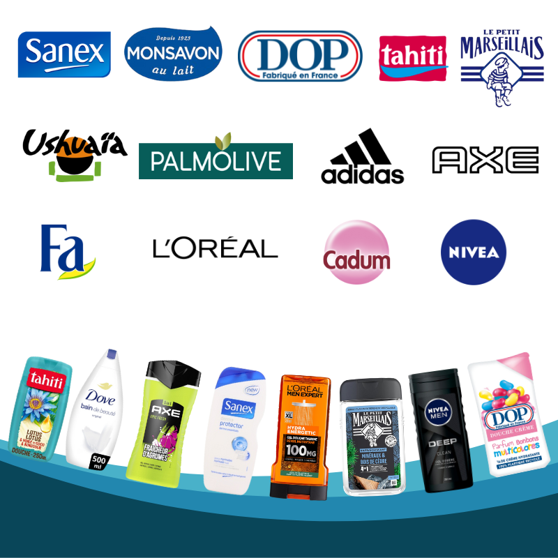 Gel douche pour toute la famille