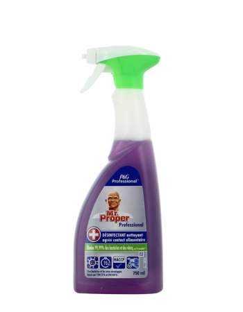 MR PROPRE PROFESSIONAL – DÉSINFECTANT NETTOYANT CONTACT ALIMENTAIRE – 750 ML
