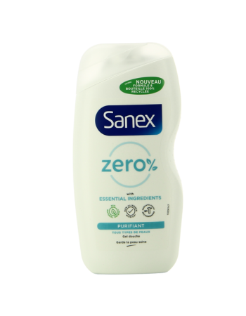SANEX – Gel Douche ZERO% Purifiant – 475 ml
