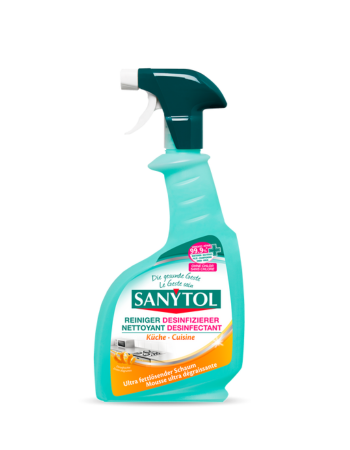 SANYTOL – Spray Nettoyant Désinfectant Cuisine – 500 ml