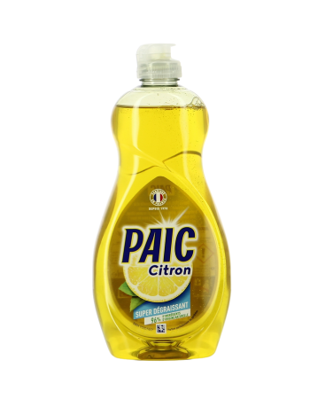 PAIC – Liquide Vaisselle Citron Super Dégraissant – 500 ml