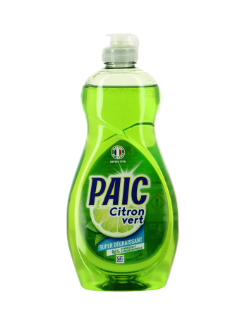 PAIC – Liquide Vaisselle Citron Vert Super Dégraissant – 500 ml