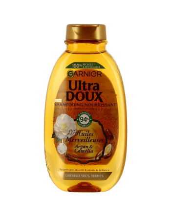 GARNIER Ultra Doux – Shampooing Argan & Camélia – 250 ml