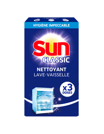 SUN – Nettoyant Lave-Vaisselle Classic – Sachet 3 Doses