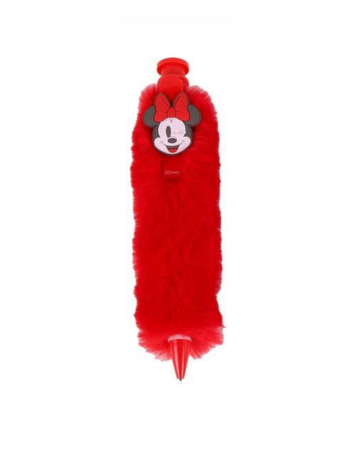 Disney Minnie – Stylo peluche rouge sous licence officielle