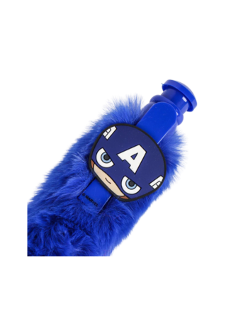 Marvel Captain America – Stylo peluche bleu sous licence officielle