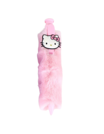 Hello Kitty – Stylo peluche rose sous licence officielle Sanrio