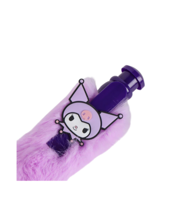 Kuromi – Stylo peluche violet sous licence officielle Sanrio