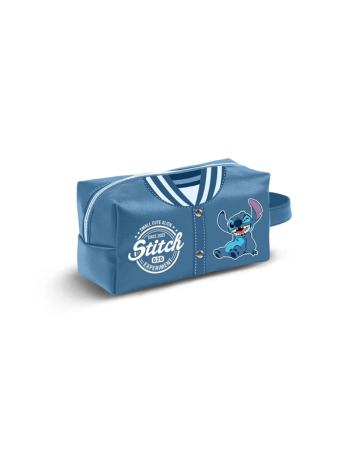 Disney Stitch – Trousse de voyage bleue sous licence officielle