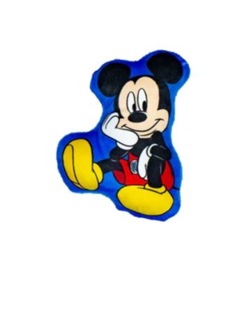 Disney Mickey – Coussin peluche 15 cm sous licence officielle