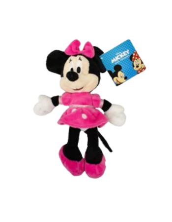 Disney Minnie – Peluche rose 20 cm sous licence officielle