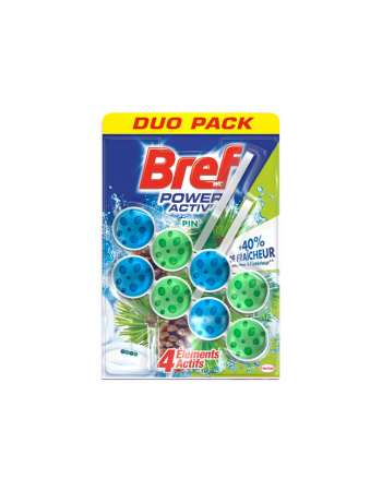 BREF BLOC WC POWER ACTIVE PIN – PACK 2 × 50 G