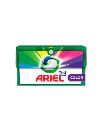 ARIEL PODS 3 EN 1 COULEUR – 15 LAVAGES