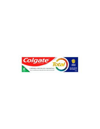 COLGATE DENTIFRICE TOTAL BLANCHEUR NATURELLE 24H – 75 ML