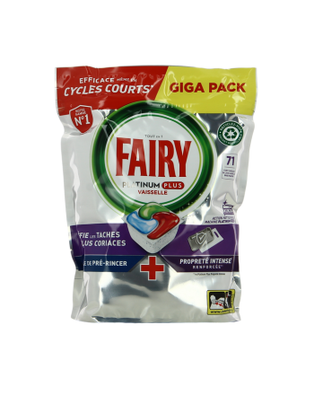 FAIRY CAPSULES LAVE-VAISSELLE PLATINIUM PLUS – 71 DOSES