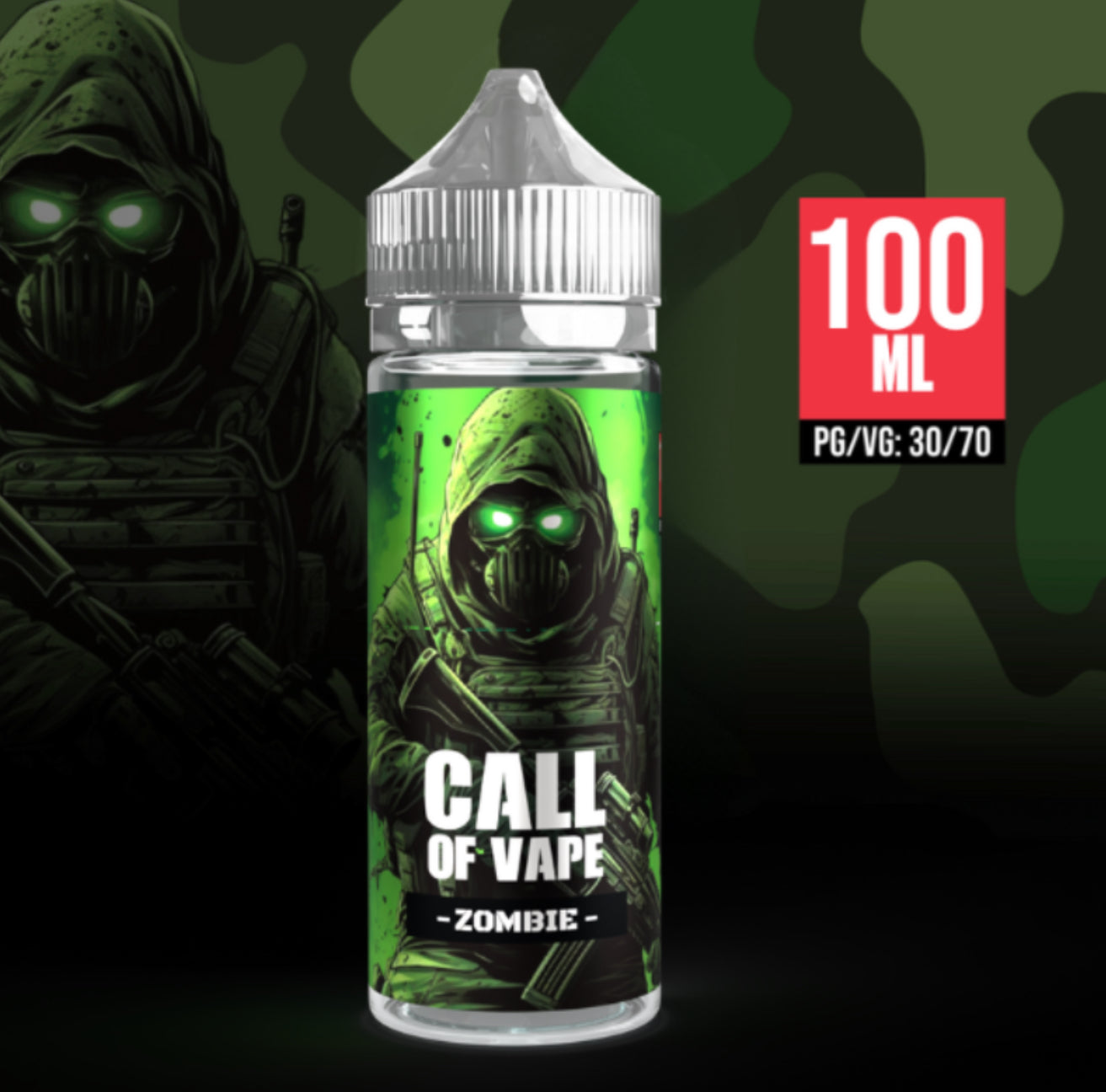 Zombie Call Of Vape 100ml – E-liquide citron vert fruits rouges grenade – 00mg