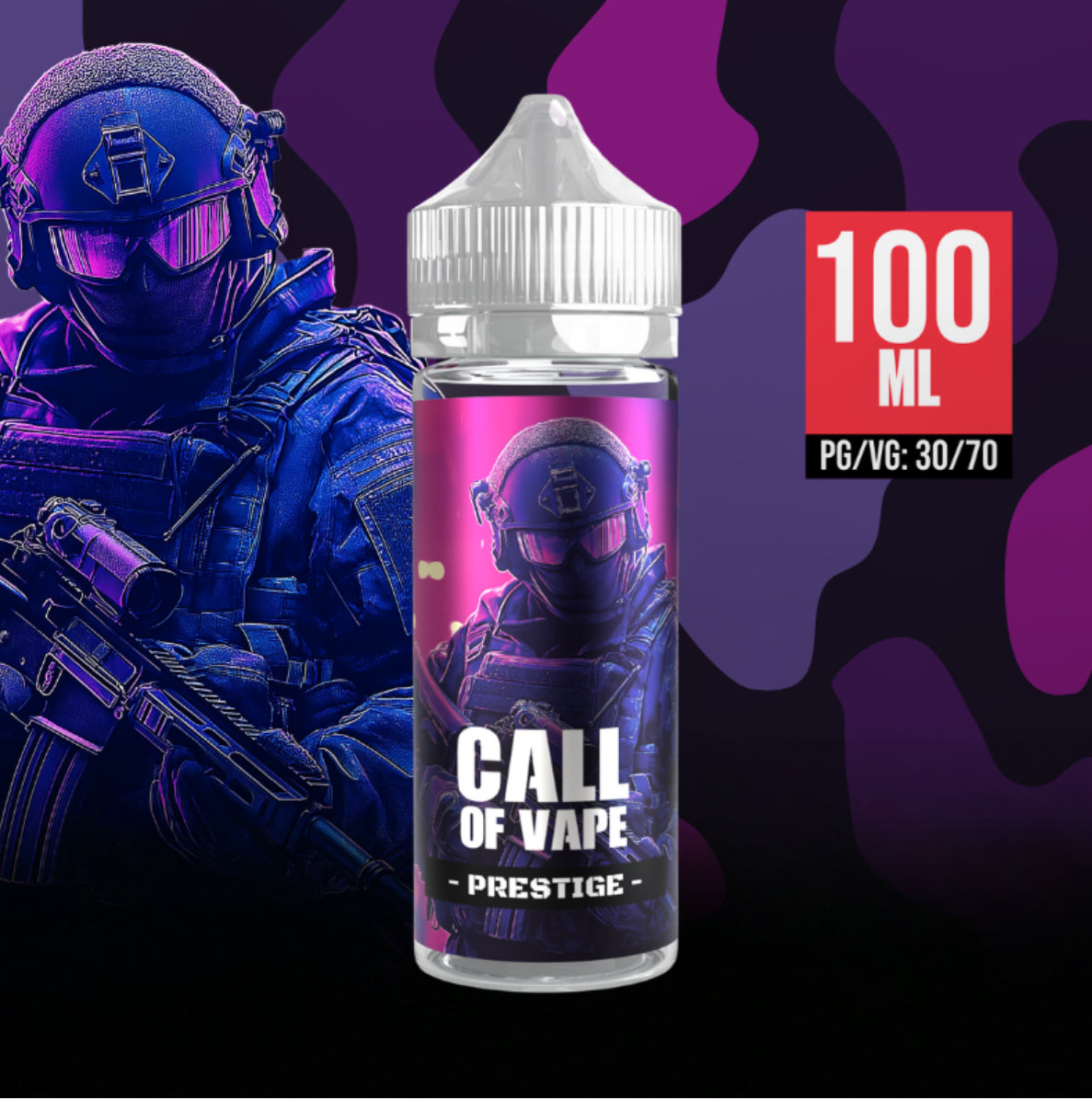 E-liquide CLOUD VAPOR – Call Of Vape Prestige 100mL (00mg)