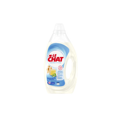 LE CHAT LESSIVE LIQUIDE SAVON DE MARSEILLE & ALOE VERA 1,17L 26 LAVAGES