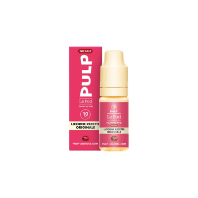 Pulp Le Pod Liquide - Licorne Recette Originale - 10 ml - 10 mg - Nic Salt