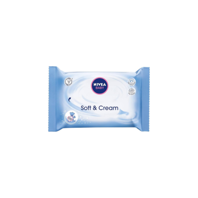 NIVEA LINGETTES NETTOYANTES BEBE SOFT & CREAM (63 LINGETTES)